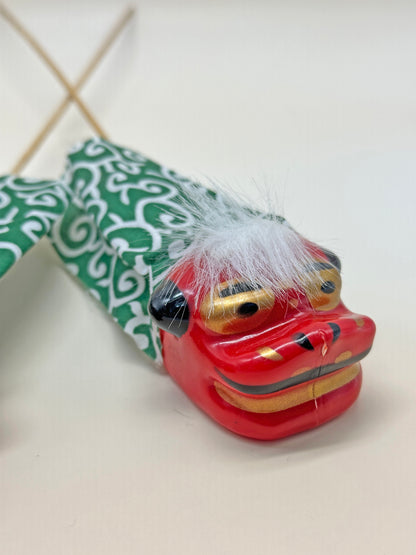 FT224 - Shishi Lion Head Decoration on a Stick 獅子頭