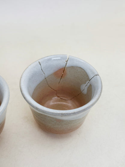 TB305 - Hagi yaki Tea cup for Kintsugi 萩焼
