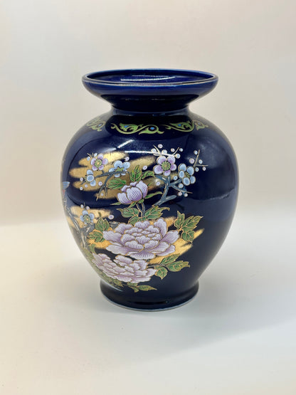 TB48 - Japan Vase Blue Meitō-gama 明陶窯