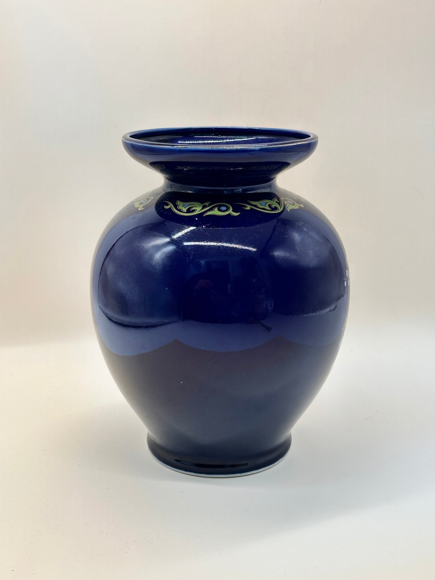 TB48 - Japan Vase Blue Meitō-gama 明陶窯