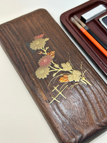 TB68 - Kaga Paulownia Wood Art Set 加賀桐工芸品の栞