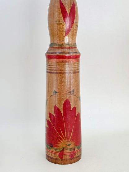 K30031 - Traditional Yajiro Kokeshi by Yukiko Inoue 井上ゆき子