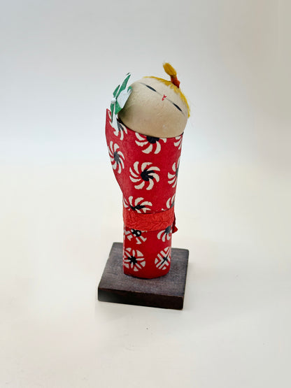 K10146 - Omiyage Washi Paper Kokeshi Doll 神童