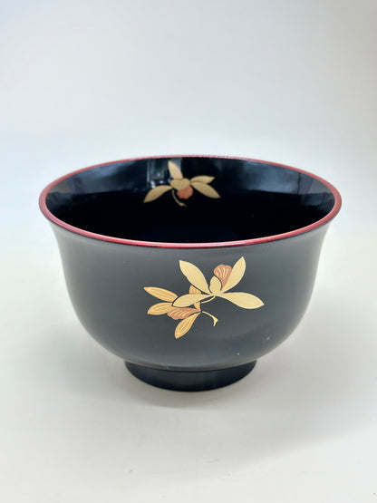 TB47 - Japanese Lacquerware Wooden Bowls