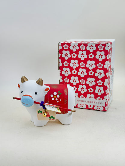 FT476 - Zodiac Cow figurine by Yakushigama 薬師窯