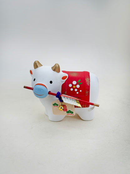 FT476 - Zodiac Cow figurine by Yakushigama 薬師窯