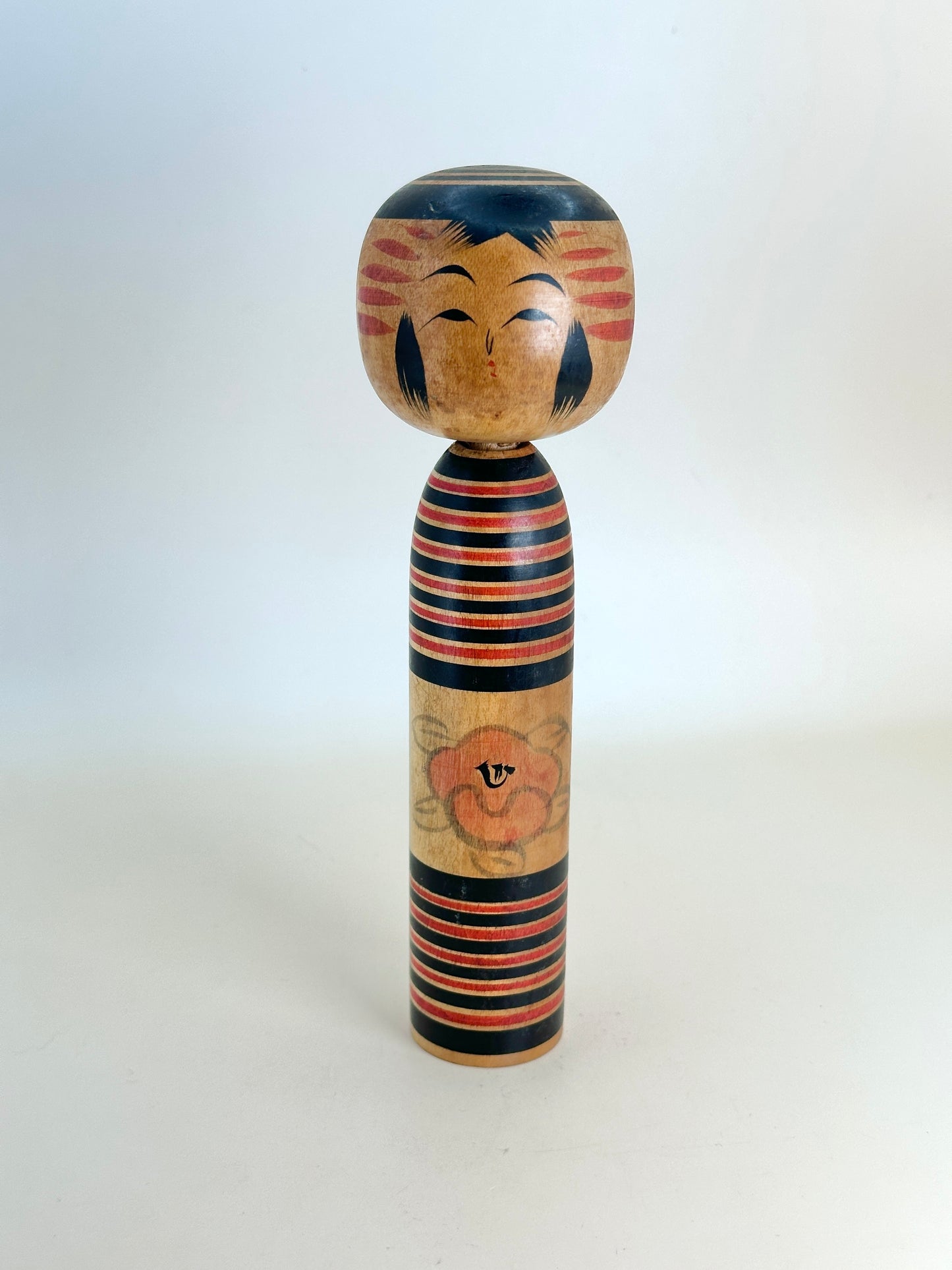 K18109 - Nanbu Hanamaki Kokeshi de Nagao Sato 佐藤長雄