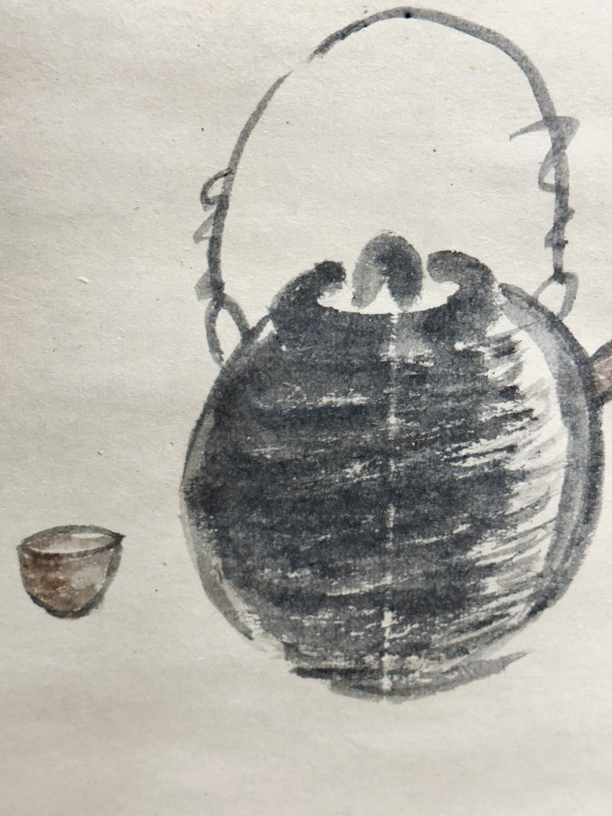 KR08 - Hanging Scroll by Kiyoko Yokoyama 横山喜代子