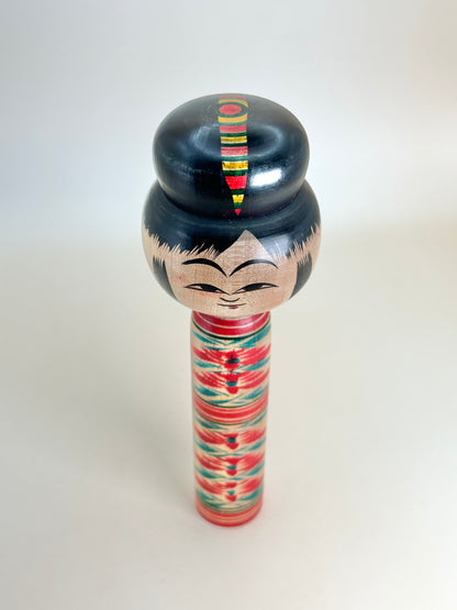 K15074 - Traditional Hijiori Kokeshi by Kobayashi Sadao 小林定雄
