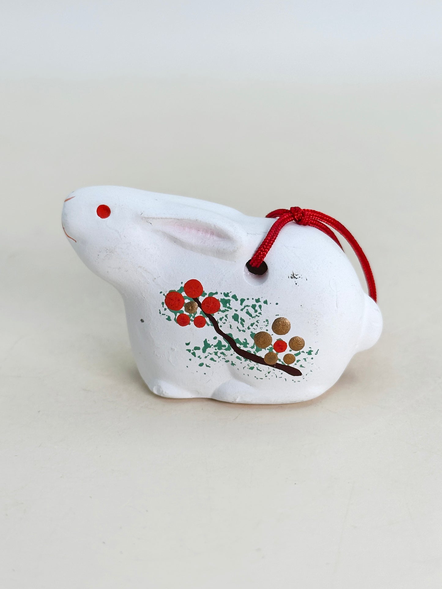 CB203 - Rabbit Dorei Bell - Kyoto ceramic doll 京陶人形
