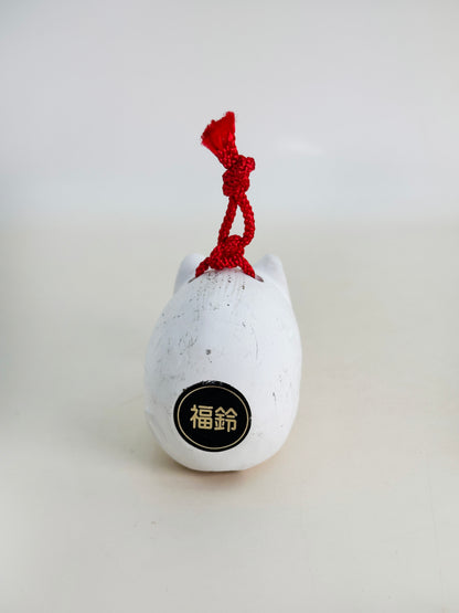 CB202 - Clochette Dorei en argile en forme de rat 子 (Fukuraku)