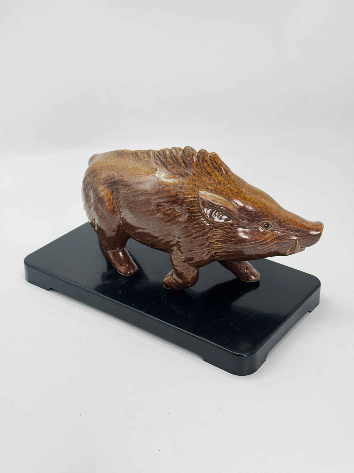 FT631 - Shigaraki Ware Wild Boar Figurine 信楽焼