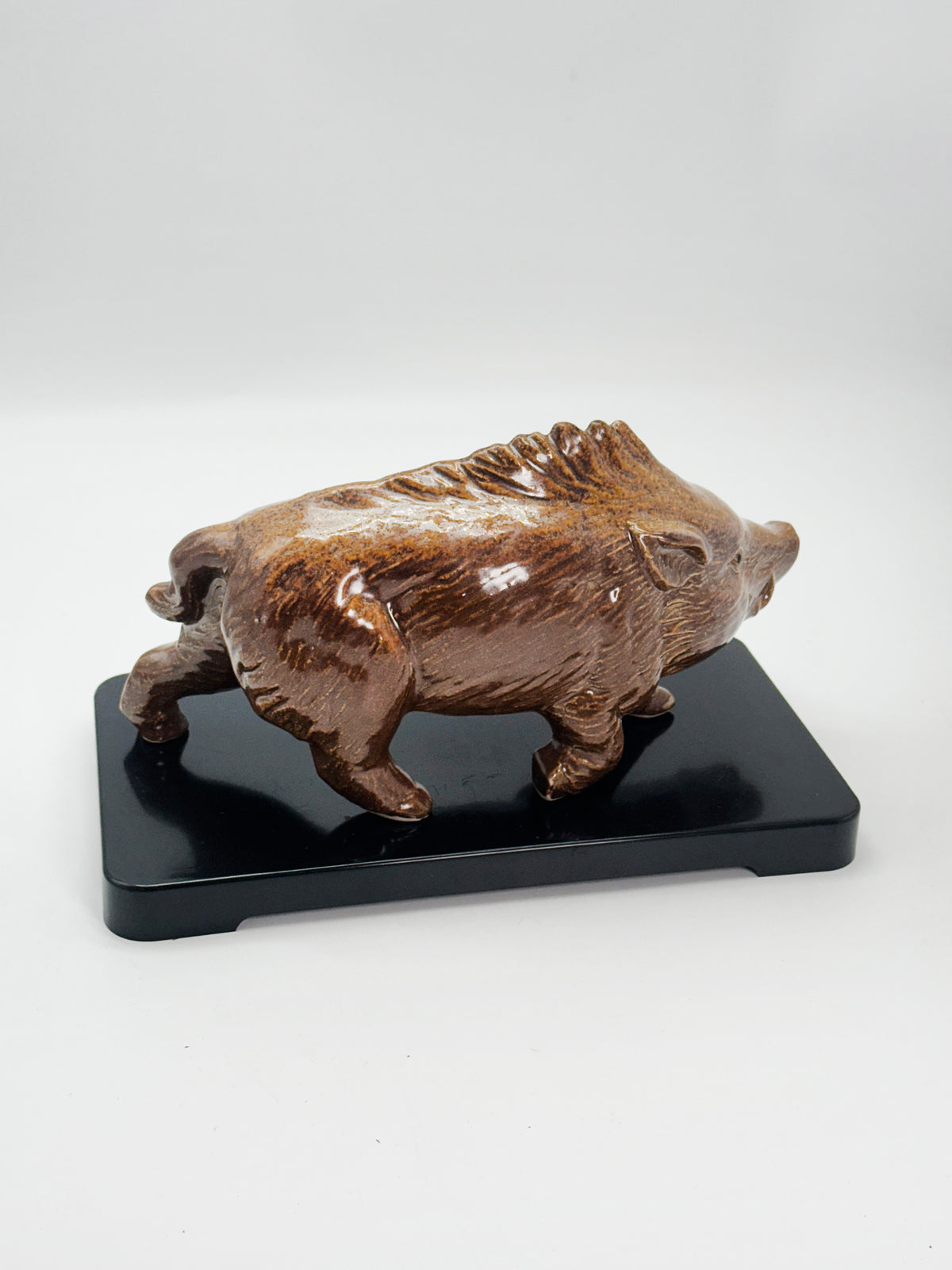 FT631 - Shigaraki Ware Wild Boar Figurine 信楽焼
