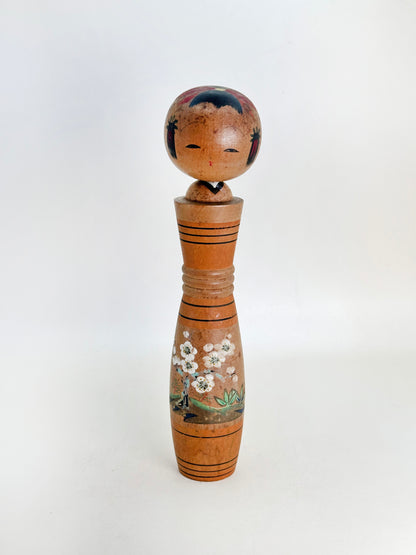 K20135 - Sosaku Kokeshi of Three Friends of Winter 歳寒三友