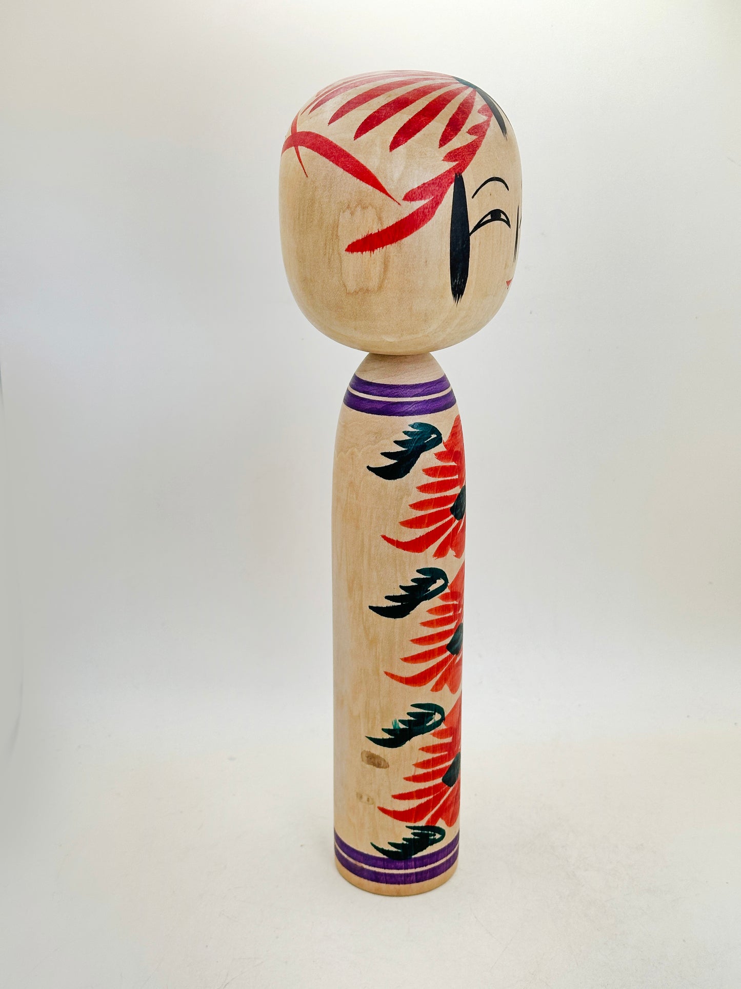 K30054 - Togatta Kokeshi by Yoshiaki Sato 佐藤好秋