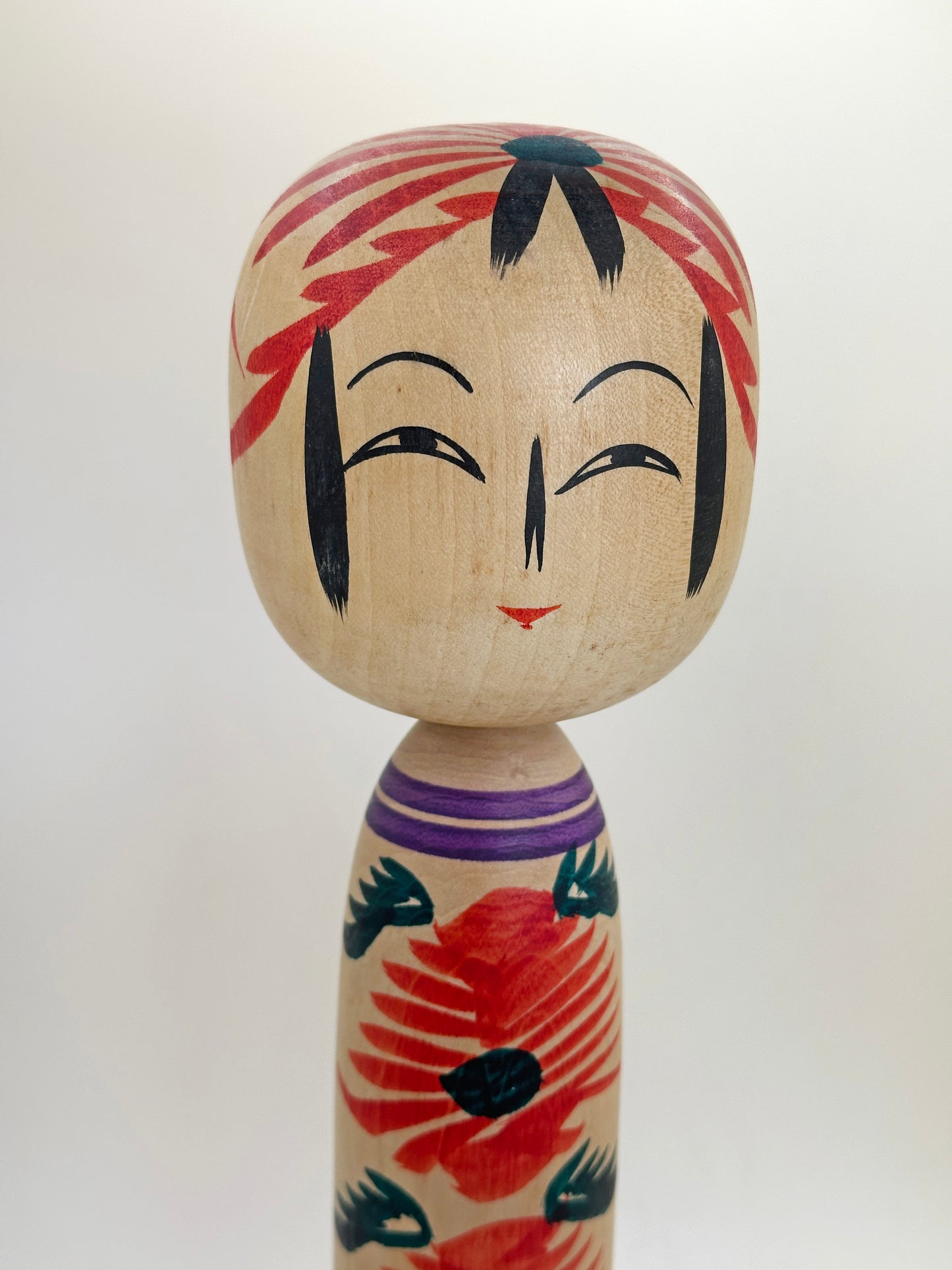 K30054 - Togatta Kokeshi by Yoshiaki Sato 佐藤好秋