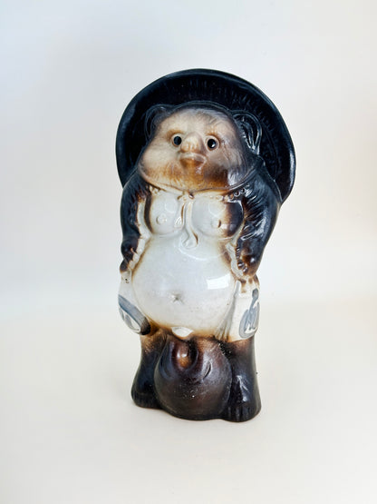 FT227 - Vintage Shigaraki-yaki tanuki 信楽焼狸像