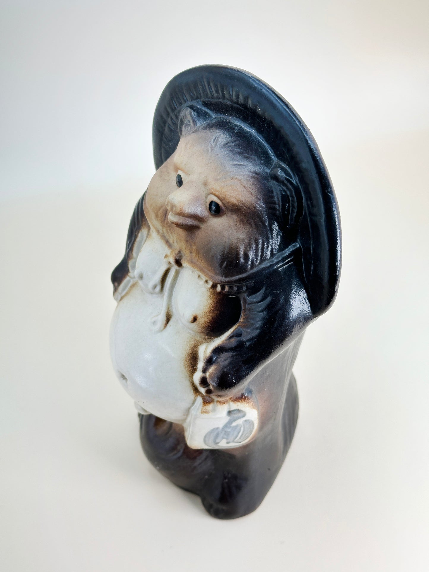 FT227 - Vintage Shigaraki-yaki tanuki 信楽焼狸像