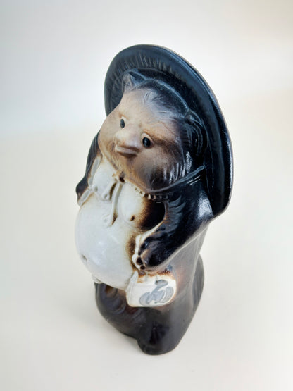 FT227 - Vintage Shigaraki-yaki tanuki 信楽焼狸像