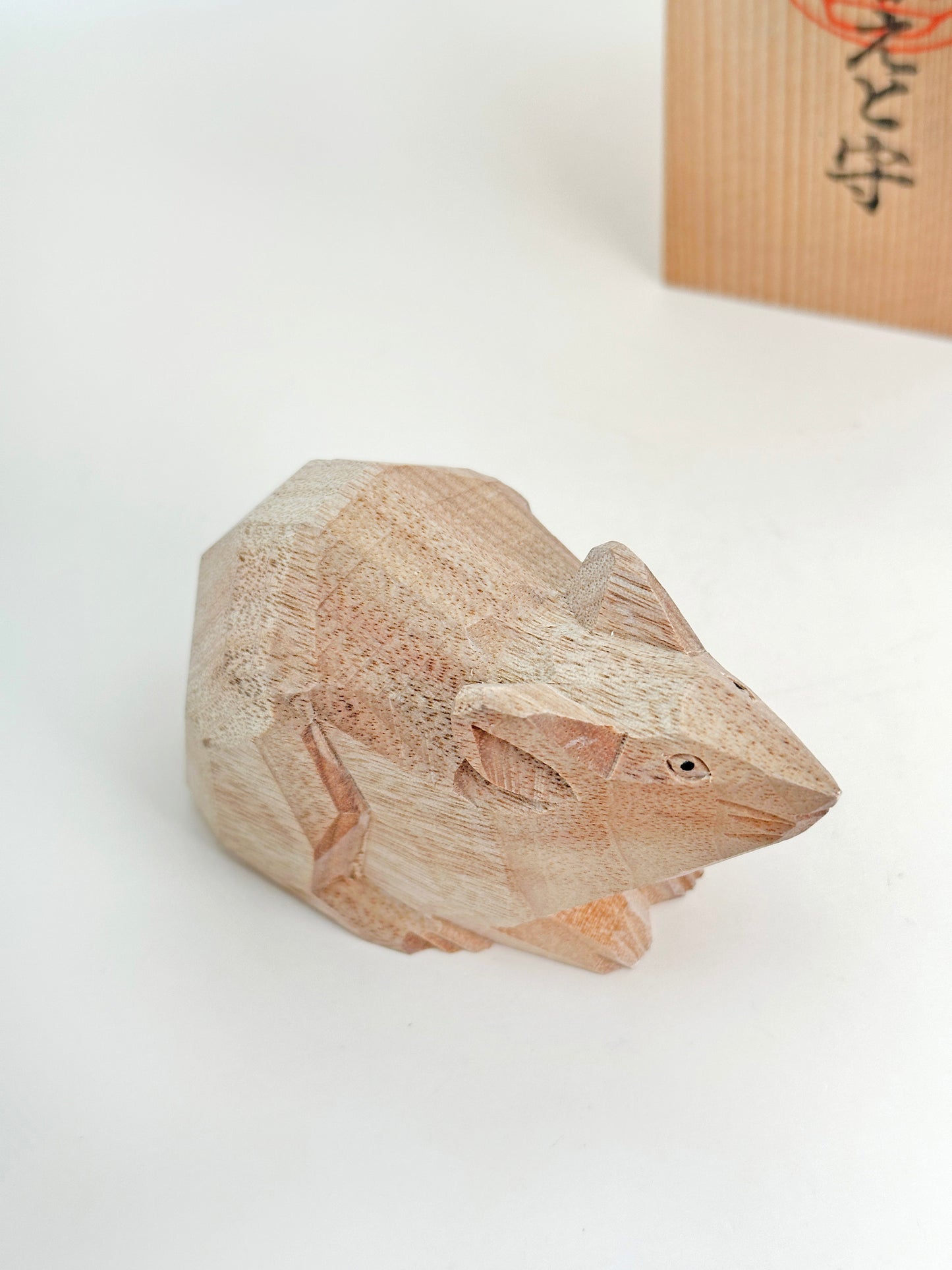 FT228 - Wood Carving Zodiac Mouse of Ise Jingū 伊勢神宮