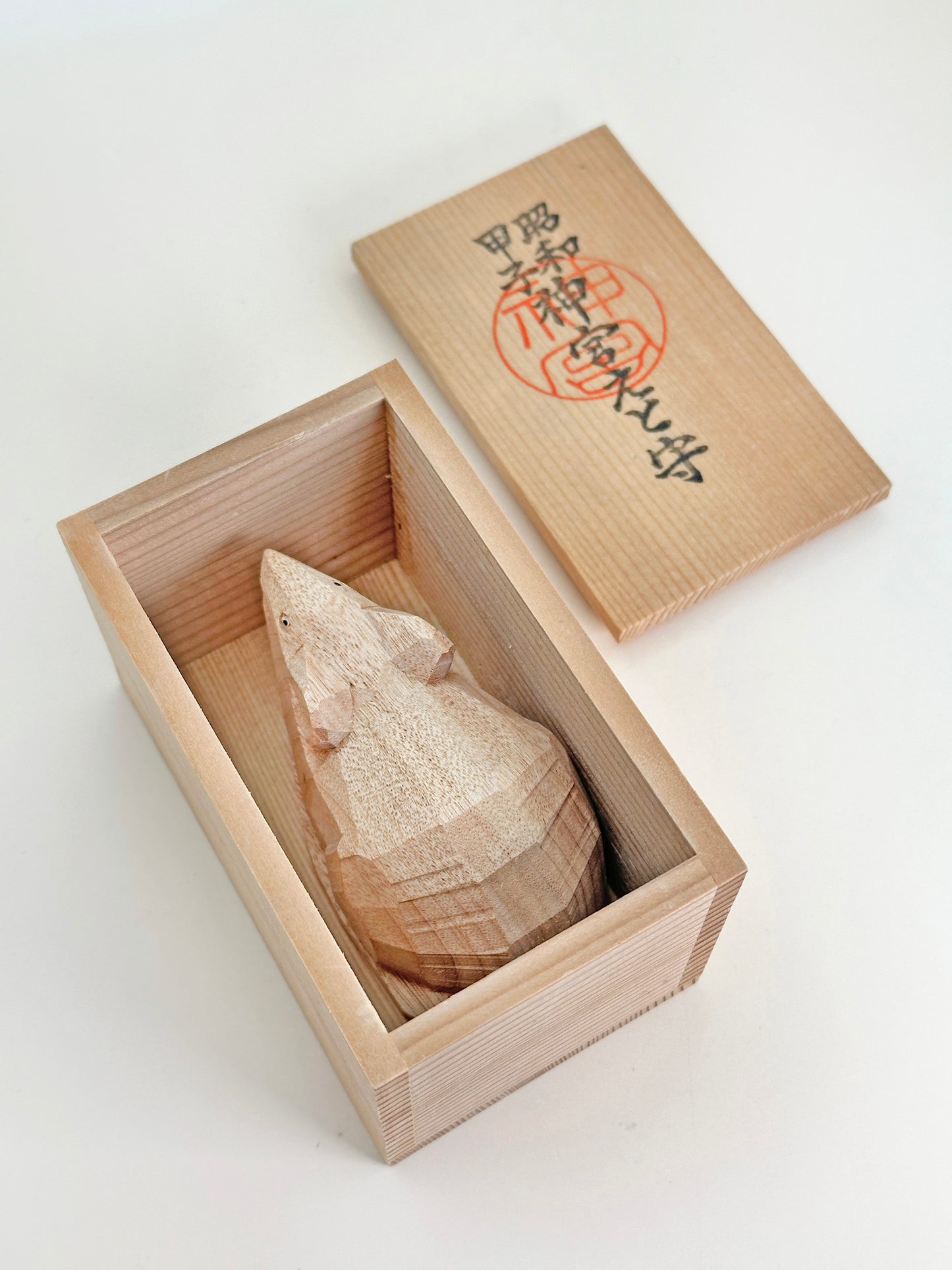 FT228 - Wood Carving Zodiac Mouse of Ise Jingū 伊勢神宮