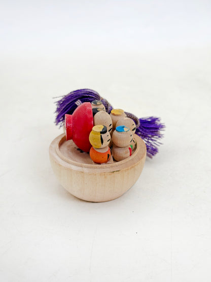 FT480 - Omiyage Kokeshi of 7 lucky gods 七福神