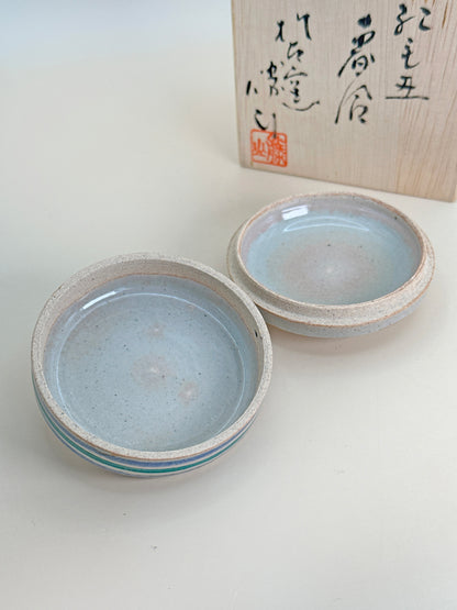 TB55 - Kōgō Incense Box by Sakuma Katsuyama 佐久間勝山