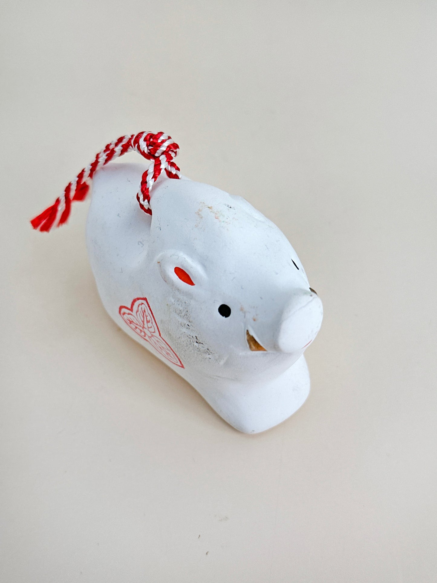 CB088 - Boar Dorei Clay Bell – Nishinomiya Shrine 西宮神社