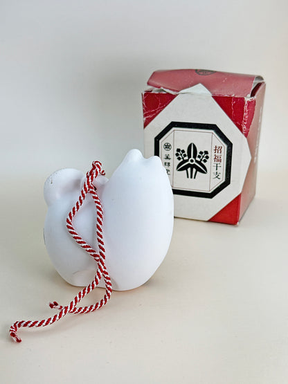 CB087 - Chien du zodiaque Dorei Clay Bell Yakushigama 薬師窯