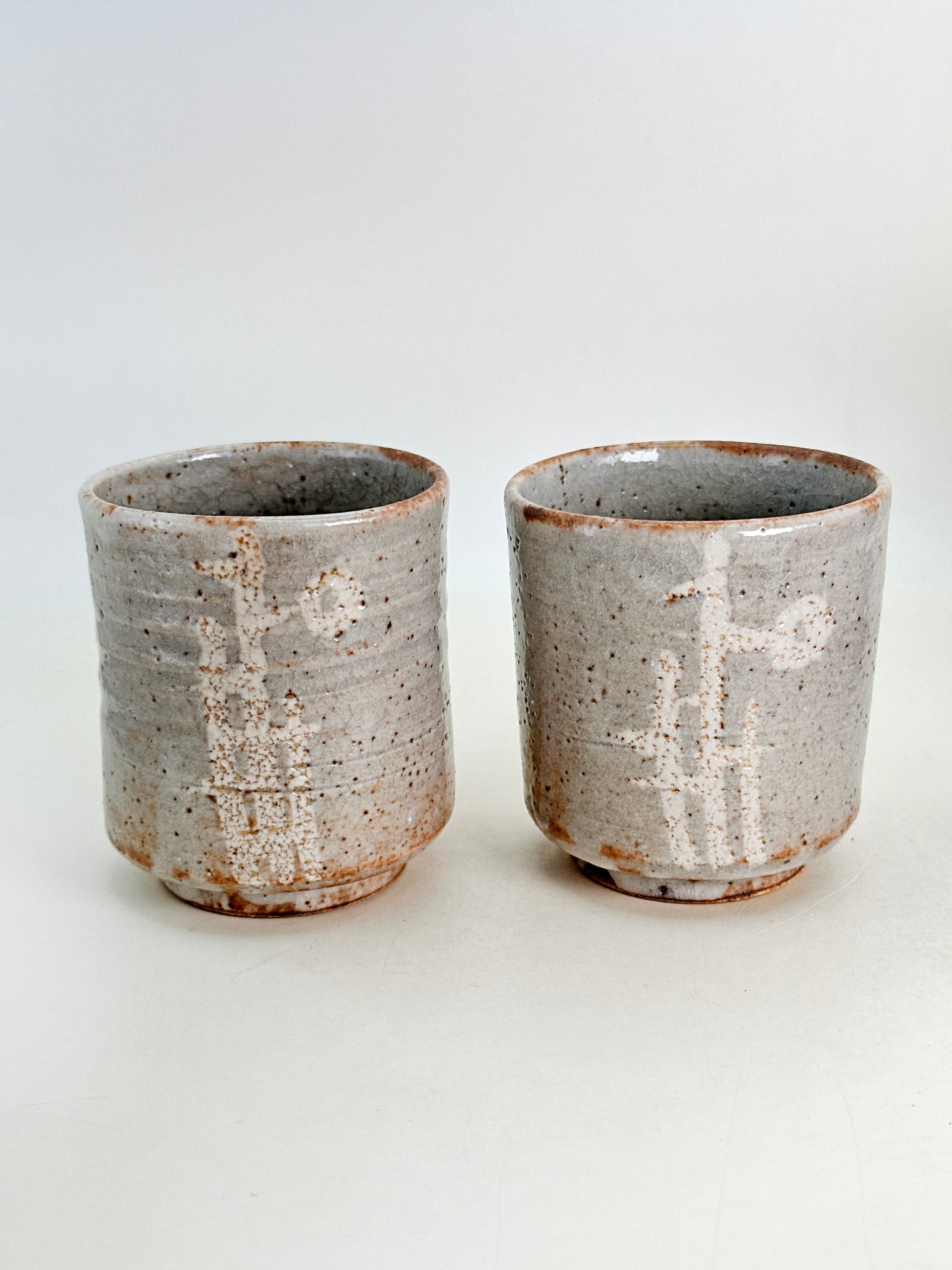 TB200 - Tasses à thé Yunomi Karatsu-yaki 唐津焼