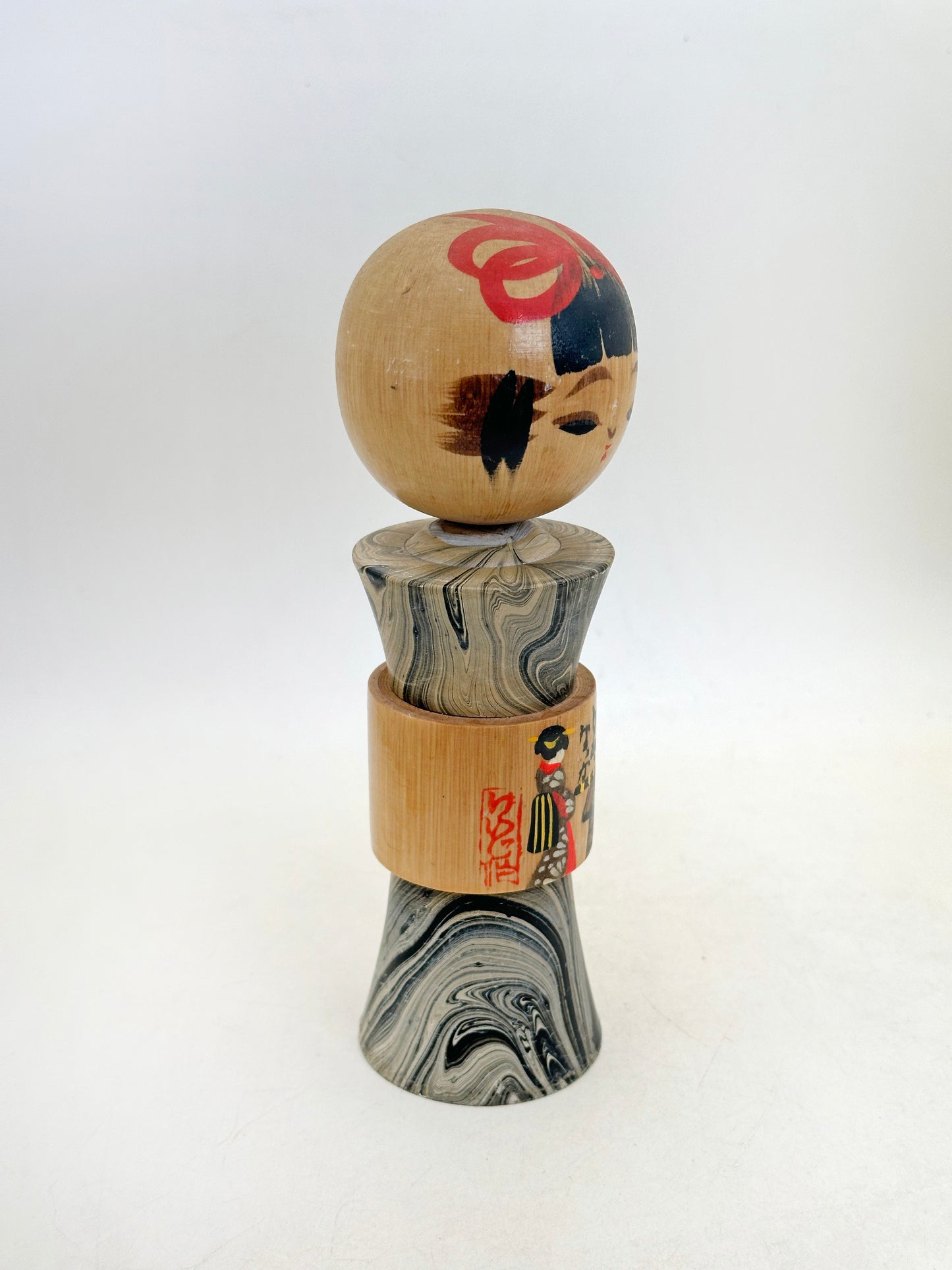 K18162 - Kyoto Omiyage Kokeshi of kago 駕籠