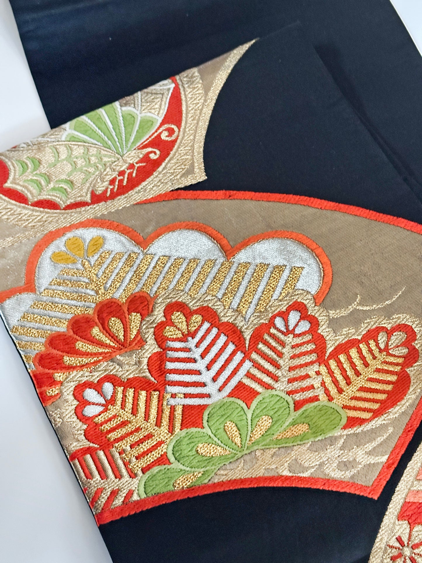 FA19 - Shōchikubai Soie Fukuro Obi 正絹 袋帯