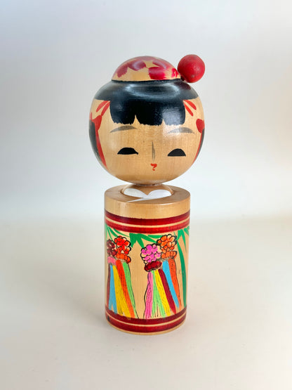 K15080 - Omiyage Kokeshi - Sendai Tanabata Festival 仙台七夕