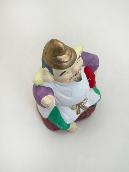 FT638 - Japanese Clay Folk Doll Ebisu 恵比寿