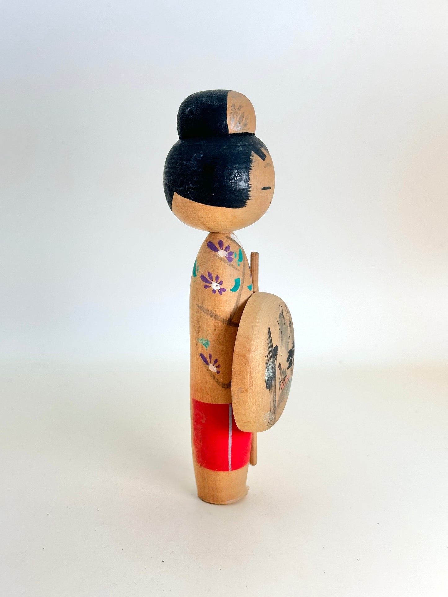 K15082 - Omiyage Kokeshi Pilgrim Girl Doll 娘巡礼人形
