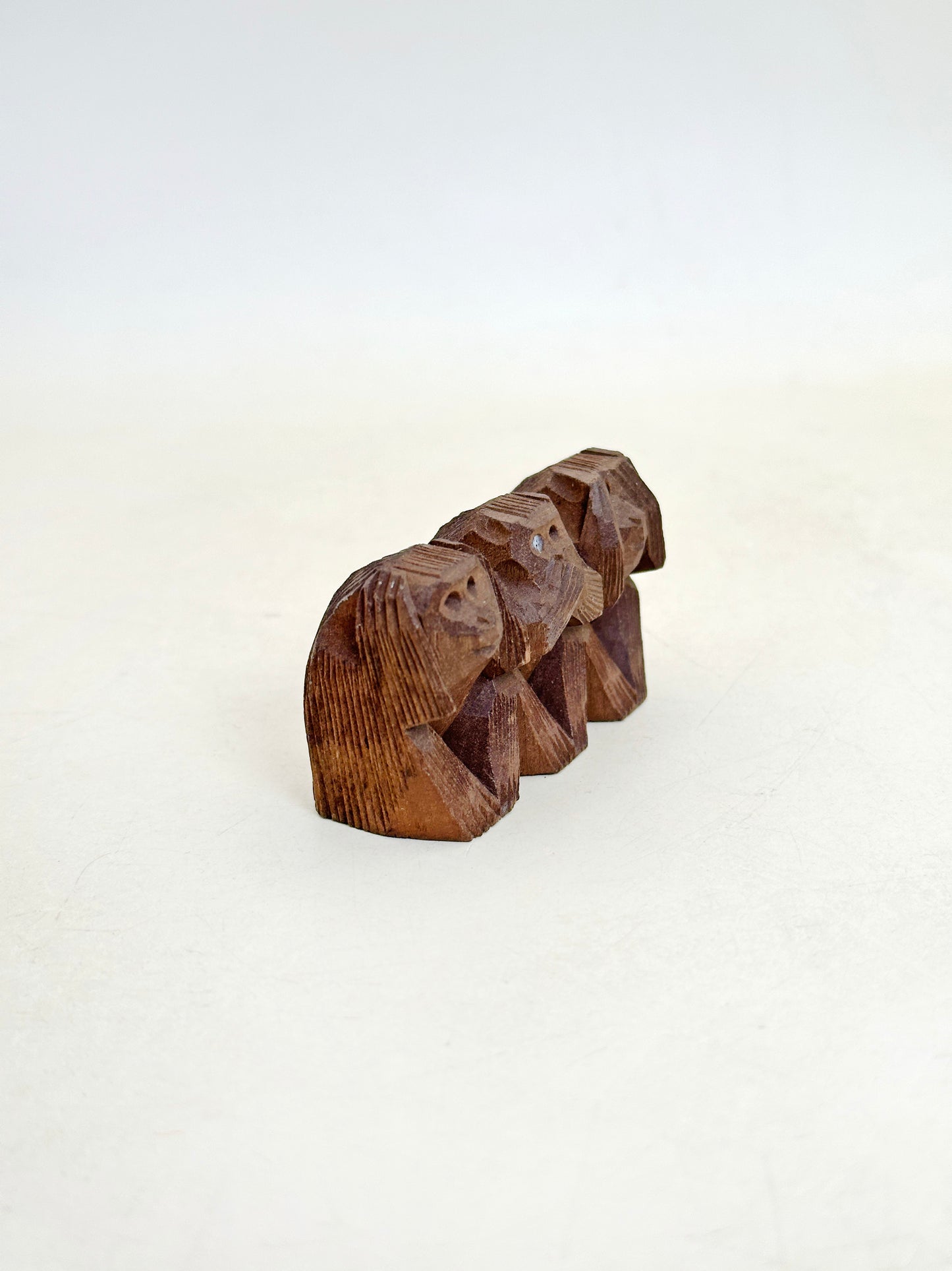 FT491 - The three wise monkeys Nikkō folk craft 三猿
