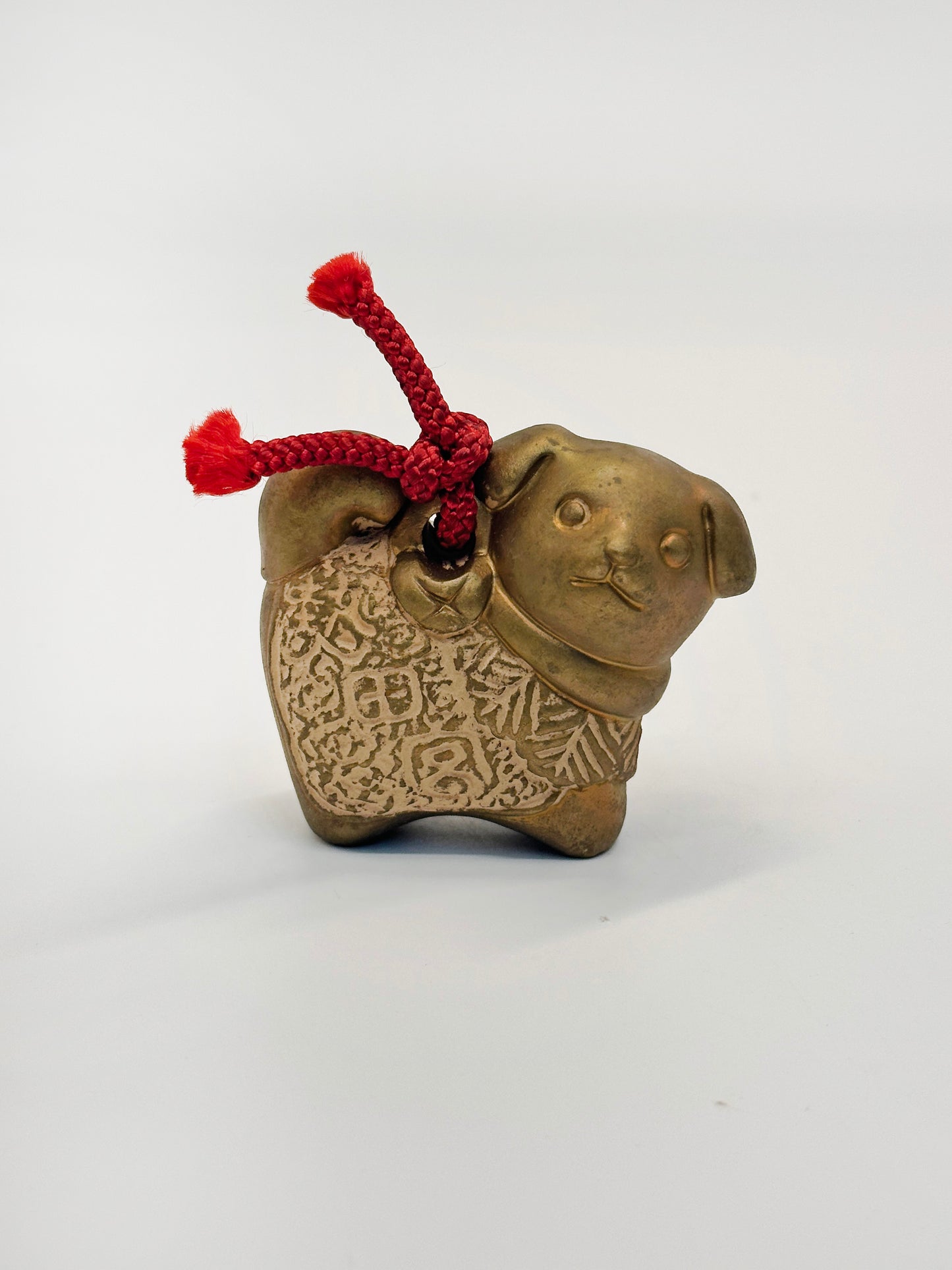 CB204 - Dog Clay Bell Dorei from Atsuta Jingū 熱田神宮