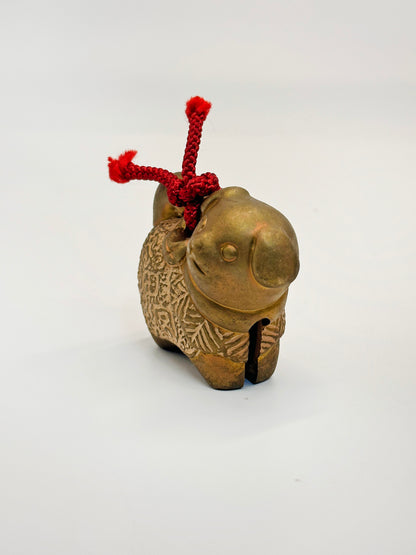 CB204 - Dog Clay Bell Dorei from Atsuta Jingū 熱田神宮