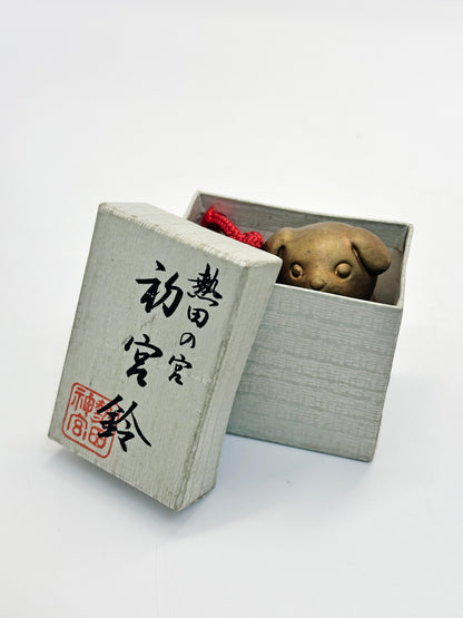 CB204 - Dog Clay Bell Dorei from Atsuta Jingū 熱田神宮