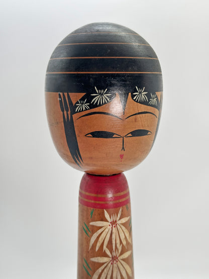 K35012 - Sosaku Kokeshi by Jiryu Kobo 自流工房