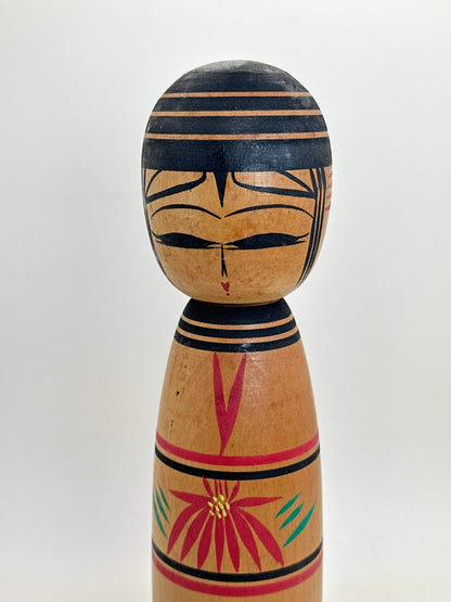 K25193 - Sosaku Kokeshi by Jiryu Kobo 自流工房
