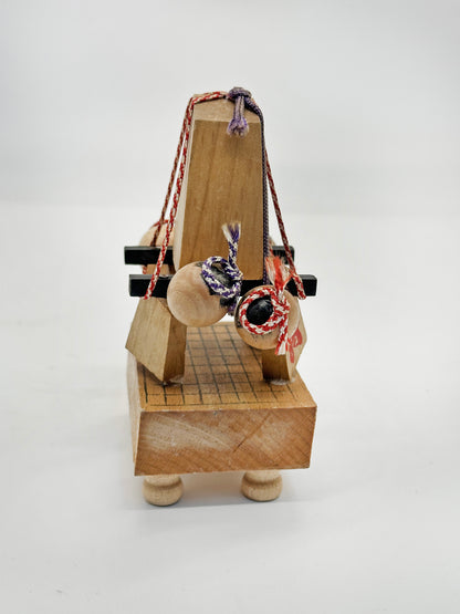 K10195 - Poupée kokeshi d'échecs Shogi Omikoshi 将棋おみこし