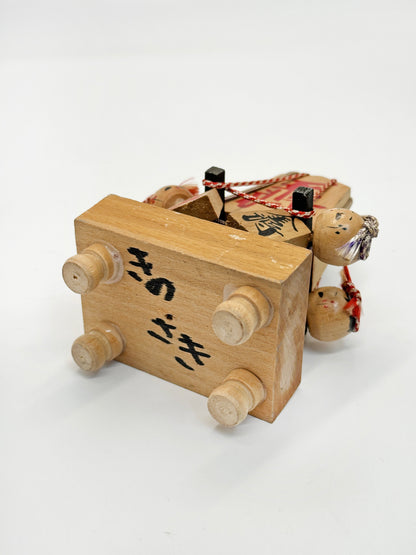 K10195 - Poupée kokeshi d'échecs Shogi Omikoshi 将棋おみこし