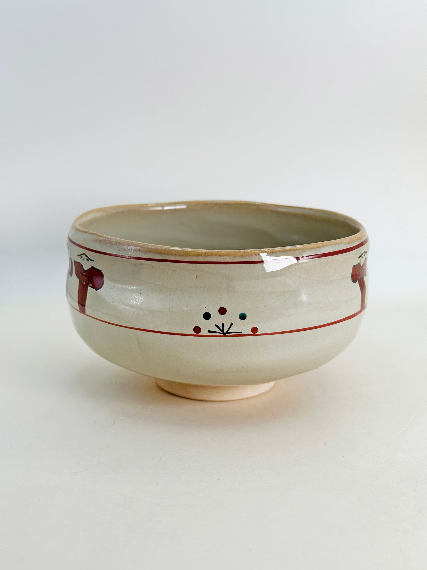 TC77 - Bol à matcha Chawan Akahada-yaki 赤膚焼
