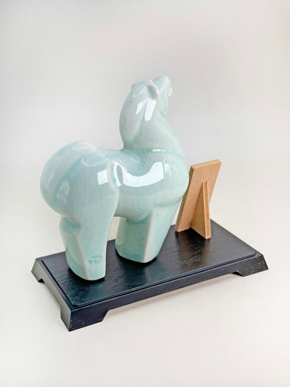 FT348 - Yakushigama Horse Figurine by Tamayoshi 玉善