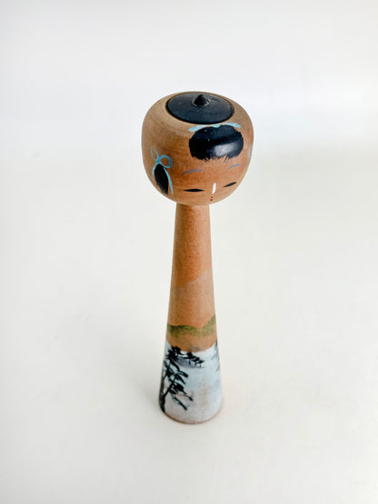K15126 - Poupée kokeshi Omiyage︱Lac Shirakaba 白樺湖