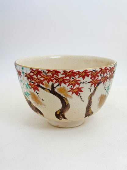 TC110 -  Kiyomizu-yaki Chawan Matcha Bowl 清水焼