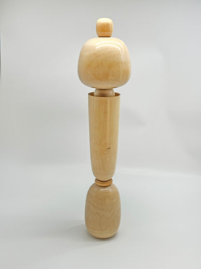 K45002 - Sōsaku Kokeshi by Kishi Sadao 岸貞男