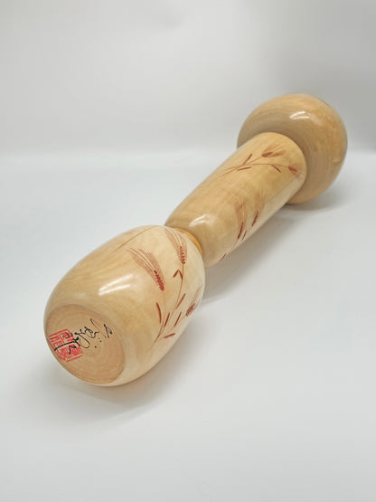 K45002 - Sōsaku Kokeshi by Kishi Sadao 岸貞男