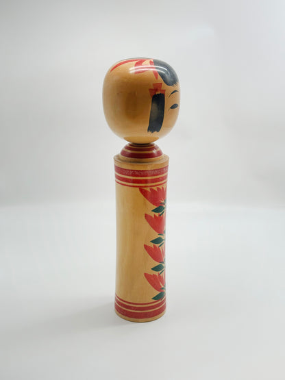 K35009 - Traditional Togatta Kokeshi by Satō Yasuo 佐藤保男